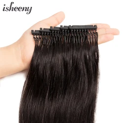 6D-1 Hair Extensions 50gram/10pcs Natural Black Color 100% Virgin Human Hair Extension Easy Install Remy Human Hair Extension
