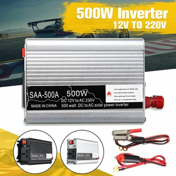 

Portable 500W DC 12V to AC 220V USB Car Power Inverter Charger Converter Adapter DC 12 to AC 220 Modified Sine Wave Transformer