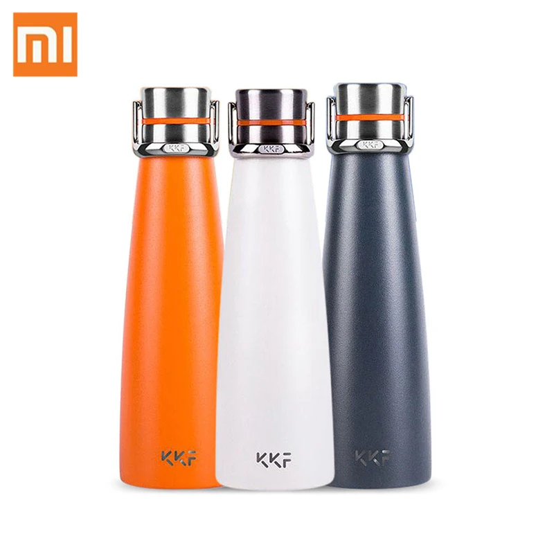 Xiaomi KKF Вакуумная чашка портативные 24h термобутылки термосы из нержавеющей стали Термос колба 475 мл туристическая кружка спортивные холодные чашки