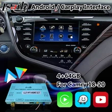 Lsailt 64GB Android Carplay Video Interface Box for Toyota Camry Touch3 Panasonic Pioneer Fujitsu Car GPS Navigation Multimedia