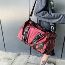 

New Gym Sports Bag Men Fitness Weekend Bag Large Travel Duffle Blosa for Women Sports Training Handbag with Shoe Compartment