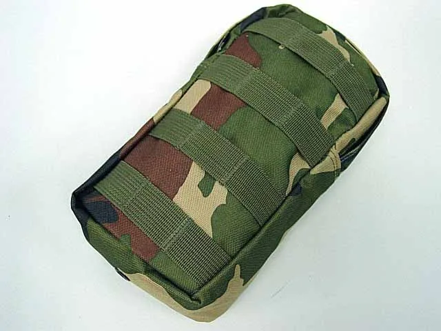 Сумка Molle Camo, Военная Тактическая Сумка Molle, сумка для первой помощи, сумка для мелочей, сумка для охоты на открытом воздухе, сумка для военных аксессуаров, чехол - Цвет: Woodland Camo