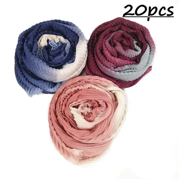 

W18 1pcs High quality ombre glitter scarf/scarves crinkle hijab shawl/shawls shiny wrap headband wrap women headscarf