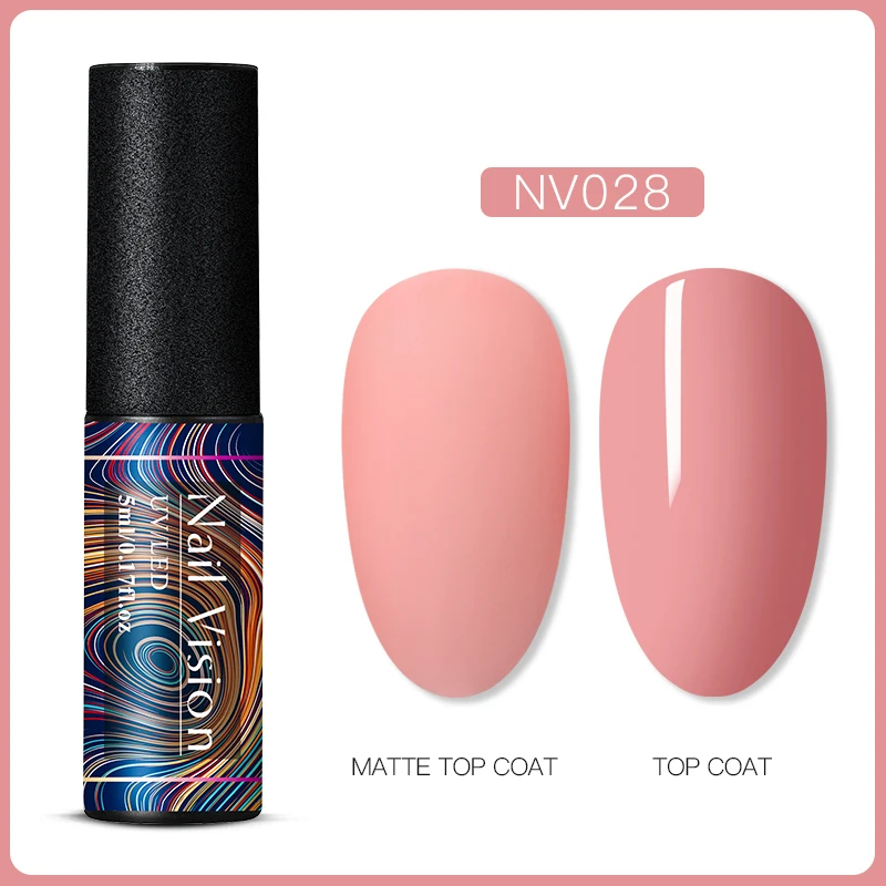 Nail Vision 60 цветов Матовый УФ-гель для ногтей 5 мл чистый цвет ногтей матовое верхнее покрытие Замачивание ногтей гель лак маникюрный лак - Цвет: AAS06623