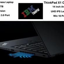 Высокая-класс lenovo Elite Бизнес ноутбук ThinkPad X1 углерода с 14 дюймов с разрешением 4K светодиодный Экран i7 16 Гб 2 ТБ памяти Windows 10 Pro LTE