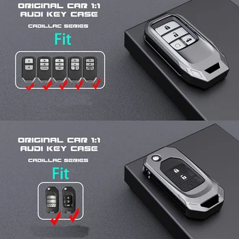 Cover chiate/telecomando per Honda CRV Odyssey Accord 2013-2017 Auto Borsette di Protezione Chiave portachiavi accessori - 2020 nuova Lega di Zinco Caso Della Copertura Chiave Per Honda CRV Odyssey Accord 2013