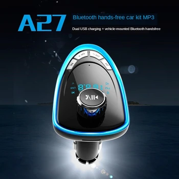 

Radio FM Transmitter Bluetooth Car MP3 Player Handsfree Car Kit Dual USB Charger TF U Disk Music Player Car Accessories Gadgets