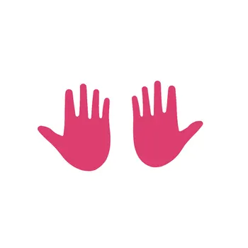 

1 Pair Hand Shape Nipple Sticker Sexy Breast Nipple Cover Bra Self Adhesive Sticker for Women