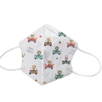 3D Children Disposable Mask For Face Independent Packaging 4 Layer Security Protection Baby Anti-dust Mascarillas faciales 2