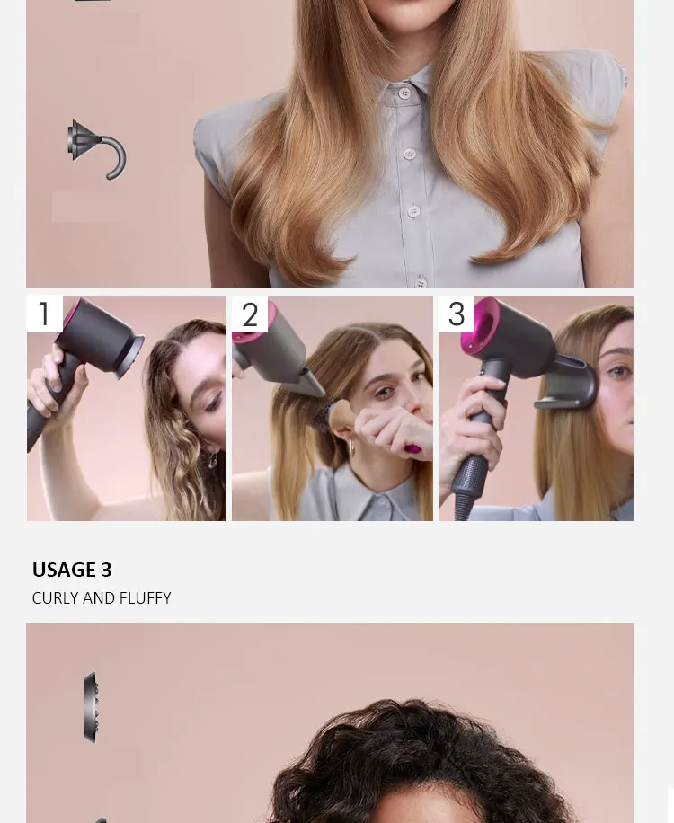 Hair Dryer Professional Salon Leafless Blower Hair Supersonic Dryer Hair Travel Home Blow Dryer Free Shipping