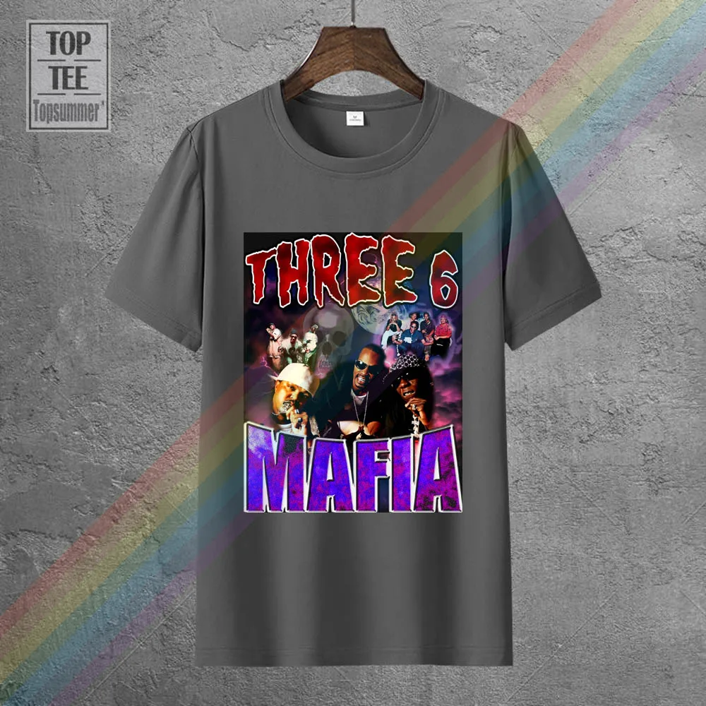 Three 6 Mafia T Shirt Vintage 90s Rap T-shirt