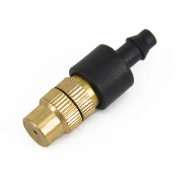 

10 Pcs Misting Nozzle Brass Fog Mist Nozzle Cooling Spray Sprinkler Adjustable