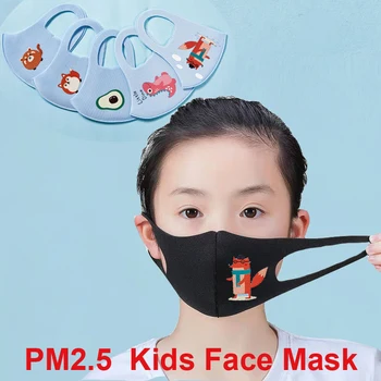 

1pcs Kids Mouth Mask Face Mask Protection Anti-Dust PM2.5 Protection Anti-Pollution Face Cover Cartoon Pattern for Baby 4-12Y