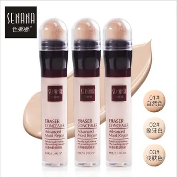 

Hot Dark Circle Eraser Pen Under Eye Concealer Highlighter Cover up Acne Scars Fine Lines Lip Primer Flawless Face Makeup
