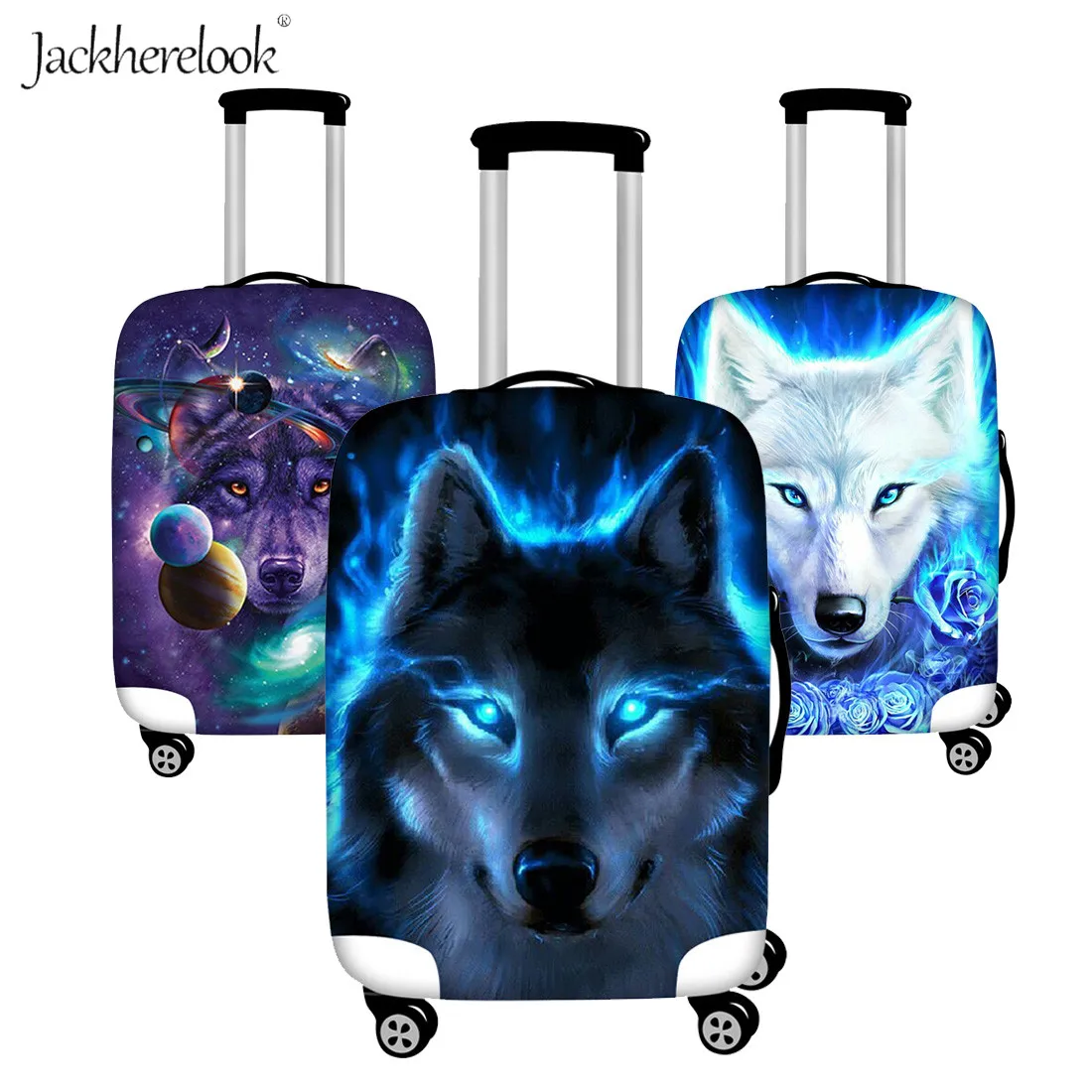 Wolf Handbag Tag For Suitcase Bag Accessories 2 Pack Luggage Tags