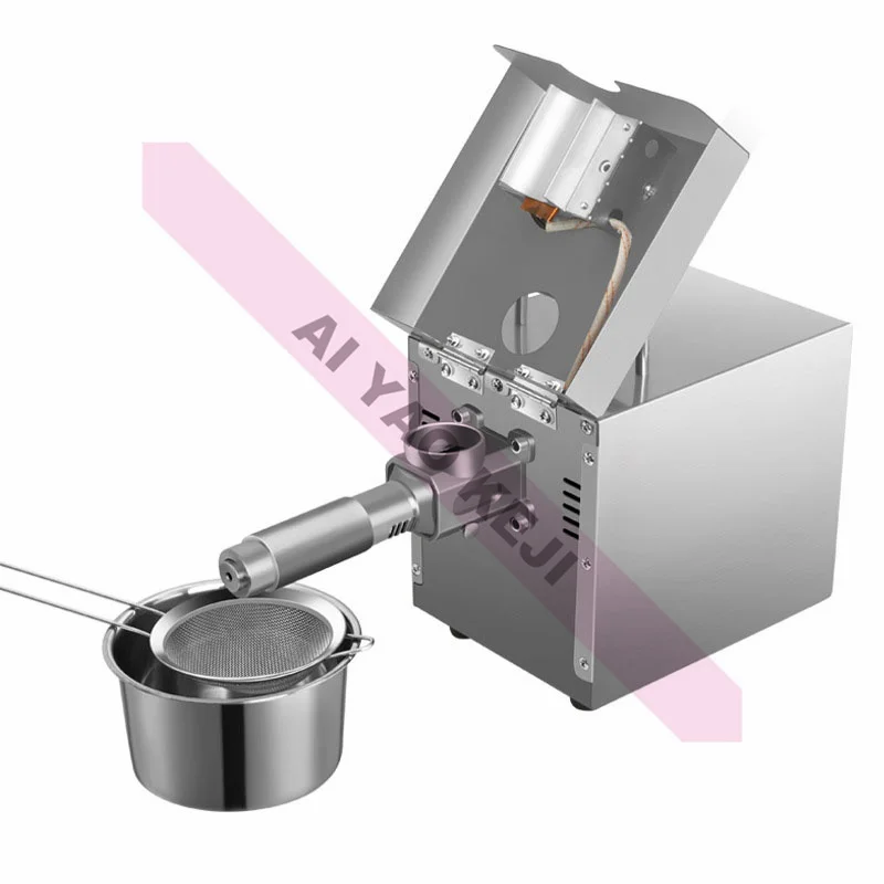 220V / 110V  Automatic Oil Press,Household FLaxseed Oil Extractor,Oil Cold Press Machine.