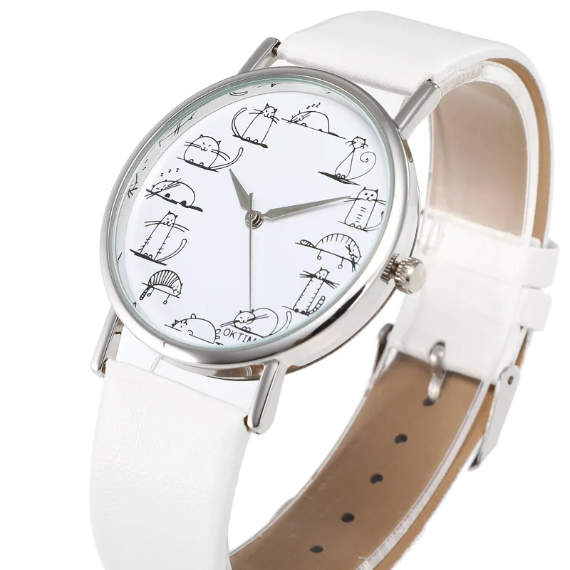 

Europe's most popular casual fashion candy color personalized watch cute style wild simple belt student quartz ladies watch