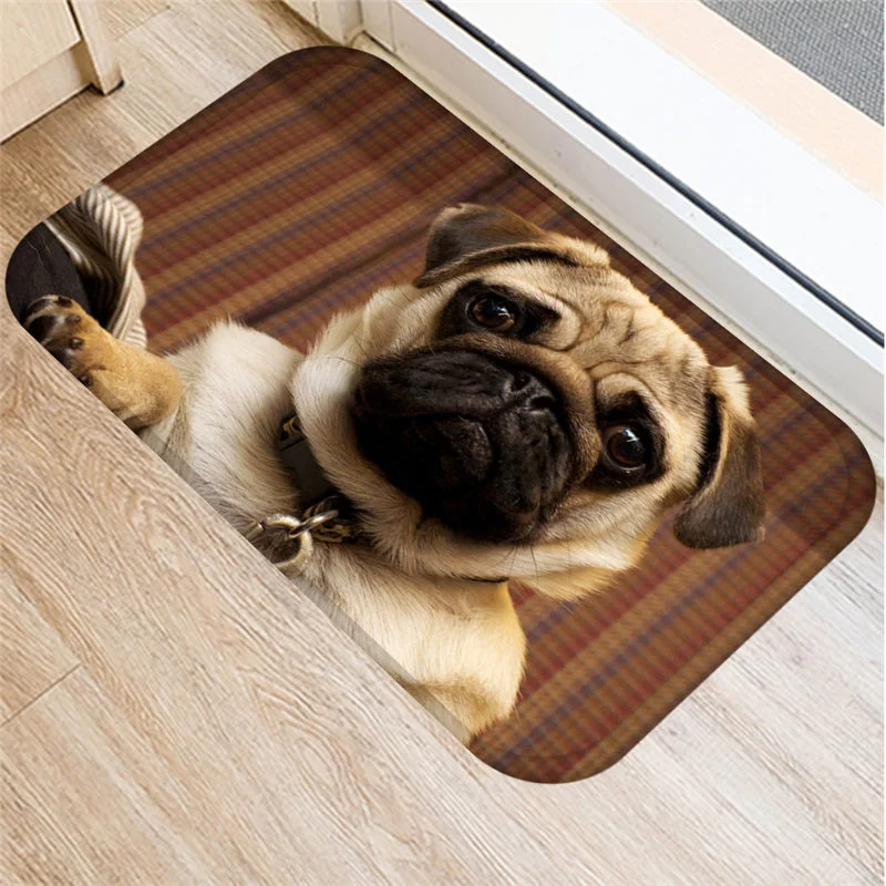 Pug Husky Dog Anti-Slip Doormat