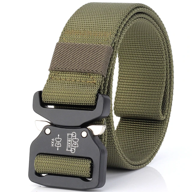 Ceinture De Sangle En Nylon Militaire Avec Boucle En Alliage Daluminium,  Ceinture De Travail Extérieure Tactique Militaire, Consultez Les Offres  D'aujourd'hui Maintenant