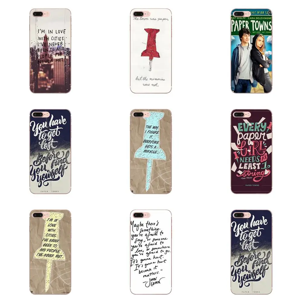 Милые чехлы для телефонов Galaxy A10 A10S A20 A20S A20E A30 A30S A40 A40S A50 A50S S8 S9 S10 S20 Plus John Green Paper Towns |