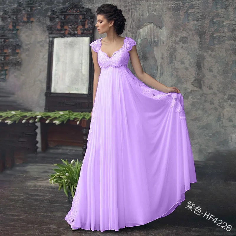 Purple BGW шифоновое пляжное платье для подружки неветы без рукавов, четыре цвета, красивое платье для девочек - Цвет: Purple