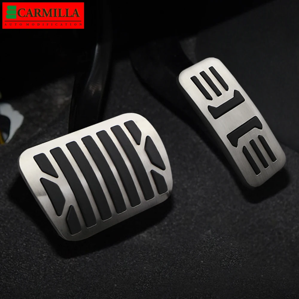 Автомобильные педали Carmilla для JAGUAR XF XFR-S XFL XFR 2008-2016 защитная крышка газового