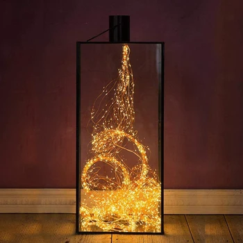 

200LED Branch Light Outdoor Garden Decor LED Copper Wire Tree Vine Lights Outdoor Solor Light Strings Horsetail Waterfall Light