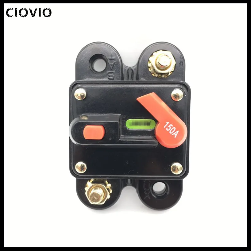 CIOVIO 2 шт. 60A 80A 100A 150A 200A 250A 300A усилитель звука для автомобиля автоматический выключатель предохранитель держатель AGU Стиль стерео усилитель ремонт