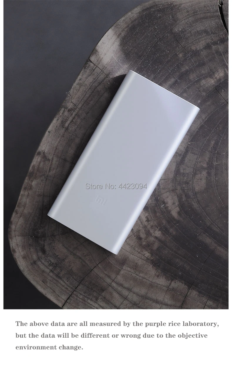 10000 мАч Xiao mi power Bank 2 Quick Charge power bank Dual-USB портативный Alu mi nium Быстрая зарядка mi power Внешняя батарея
