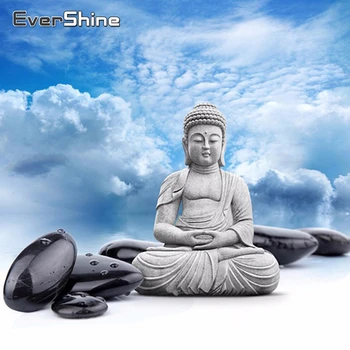 

Evershine Diamond Painting Full Square Religion Icon Buddha Diamond Embroidery Portrait Cross Stitch Full Set Diamond Mosaic Zen