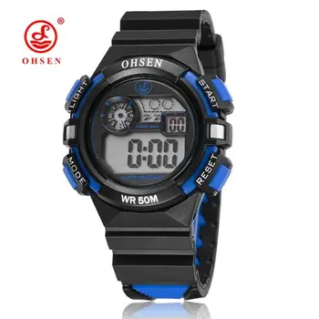 

Sports LED Digital Watch Men Women Multi-function Outdoor Children's Silicone Belt Student Clock Running Fitness Clock Boys Gift