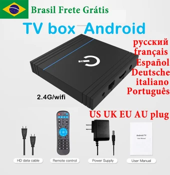 

Q95 AIR H616 Smart TV Box Android 10.0 2.4G WIFI 4K HD Network Media Set Top Box 4+32G Russian Portuguese French German Italian