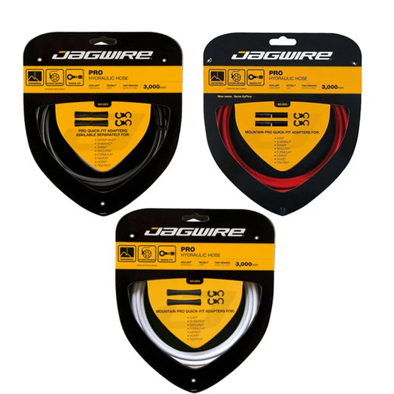 ジャグワイヤーPro Hydraulic Hose (油圧ブレーキホース)黄色 Jagwire Pro Hydraulic Disc Brake Hose Kit 3000mm, Yellow