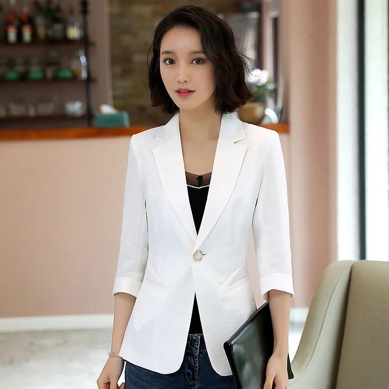 

Small Suit Women's Spring And Summer New Style Slim Fit Versatile Korean-style Half-sleeve Shirt Leisure Suit Coat Suit-Style
