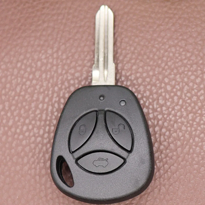 DAKATU 3 кнопки Замена ключа автомобиля оболочки для Lada priora kalina Uncut авто пустой пульт дистанционного ключа чехол Fob