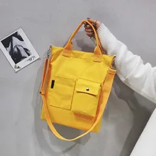 Женская Большая вместительная сумка через плечо, парусиновая Повседневная сумка для путешествий, K-BEST для мобильного телефона