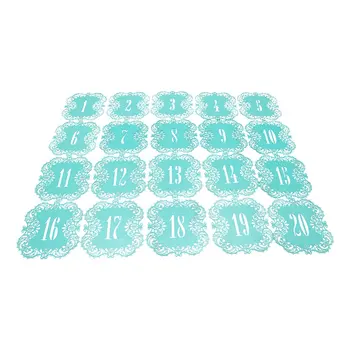 

BLue Table Decoration Card Personalized Place Card Name Card ForParty