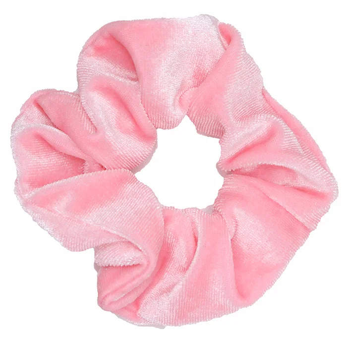 Новое поступление, женские зимние Бархатные резинки для волос, аксессуары для волос, Женский держатель для конского хвоста - Цвет: Velvet-Baby pink