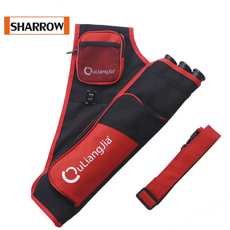 

1 PC 4Colors Arrow Quiver with 3 Tube Carbon Arrow Case Camo Color Arrow Quivers Right Hand Canvas PC Tube