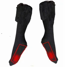 Практичный и Прочный Электрический аккумулятор с подогревом нагревательные носки Длинные для мужчин и женщин тепловой гетры для ног высокая эластичность