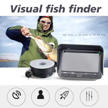 

Underwater Kit 6h Fishing Camera Fish Finder Pc7070 Durable 30M Black Technology Underwater Camera Lamp Diving Bait 3.0MP 720P