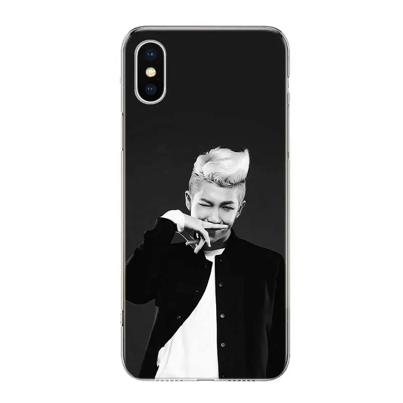 Чехол для телефона Rap Monsters RM Namjoon для iPhone 11 Pro 7 6X8 6S Plus XS MAX+ XR 5S SE 10 Ten Art TPU Coque Capa Shell - Цвет: TW032-3