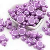 Cute-idea 10pcs Silicone Turtle Beads Mini Tortoise Animal Teething Teether Pacifier Chain Toys Accessories BPA Free Baby Goods 6