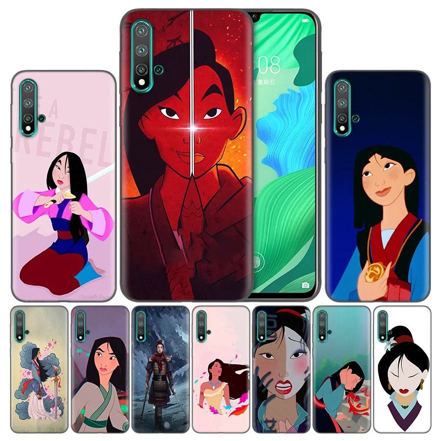 

TPU Silicon Cover Shell For Huawei Honor 8A 8C 8S 8X 9X 9 10 20 Pro Lite Play 20i 7C Luxury Phone Case Mulan Hero