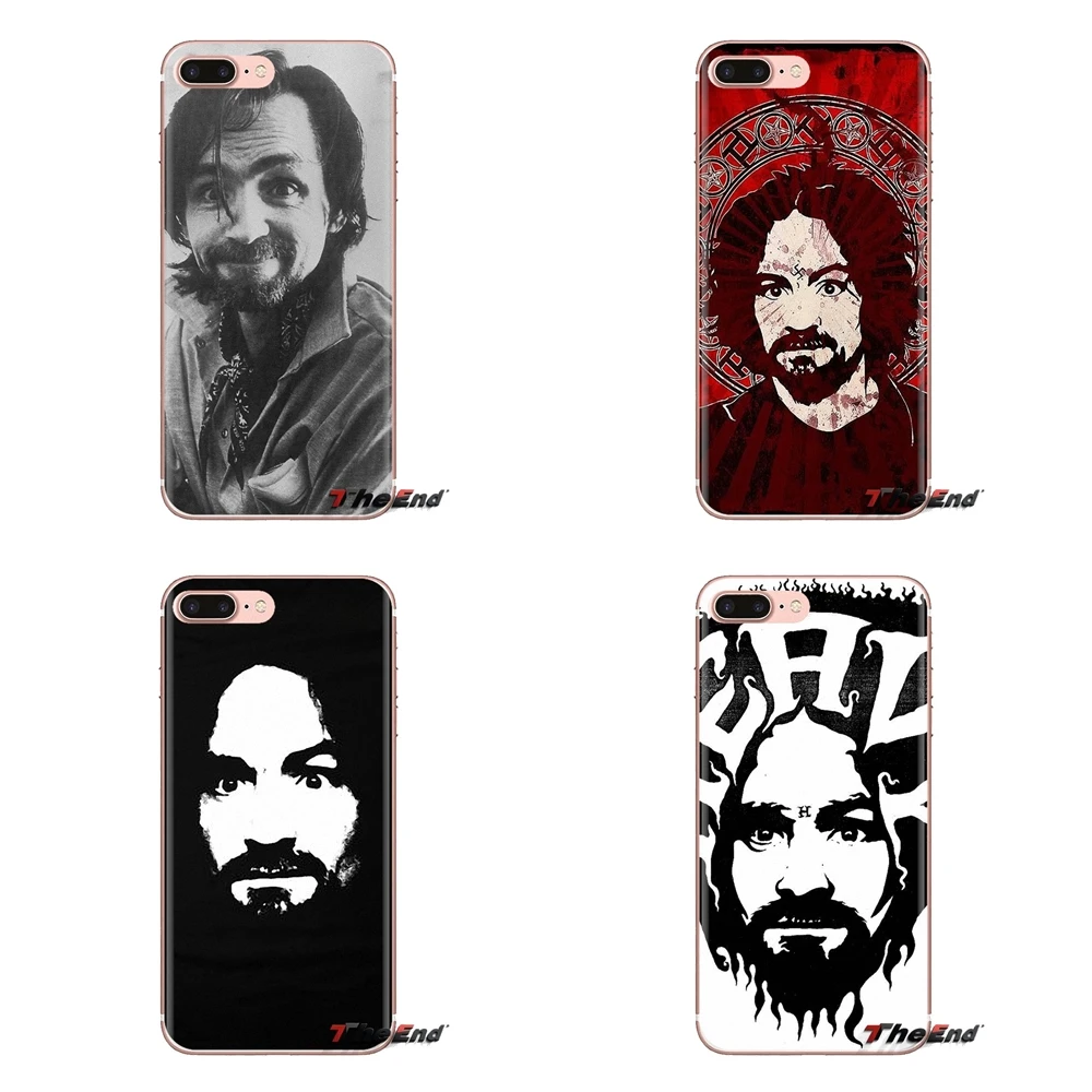 Мягкие прозрачные чехлы для Xiaomi Redmi 4A S2 Note 3 3S 4 4X5 Plus 6 7 6A Pro Pocophone F1 Charles Manson |