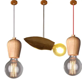 

Bent Wood Contemporary Chandelier Modern Black Bamboo Lamps Wooden Restaurant Bar Lights Scandinavian lustre pendente