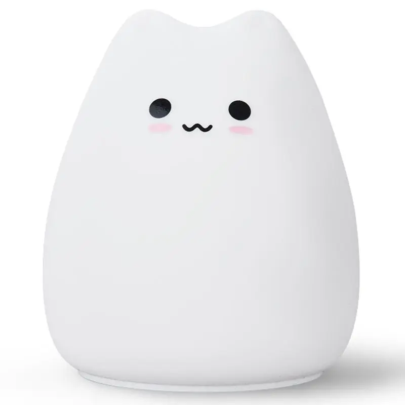 Новый мини юбка для девочек с рисунком кота из мультфильма формы ПЭТ светильник