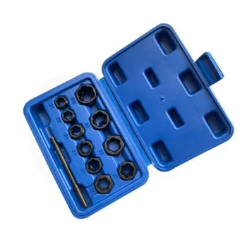 

For Car Parts 11pcs/Set Damaged Lug Nut Anti-corrosion Socket And Lock Remover Socket Kit Extractor Tools