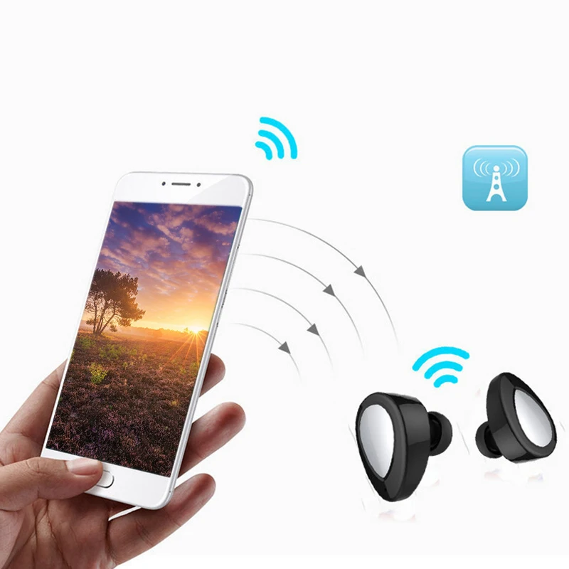 K2 TWS Bluetooth наушники настоящие беспроводные наушники мини стерео музыкальные гарнитуры Hands-Free с микрофоном зарядная коробка для телефонов