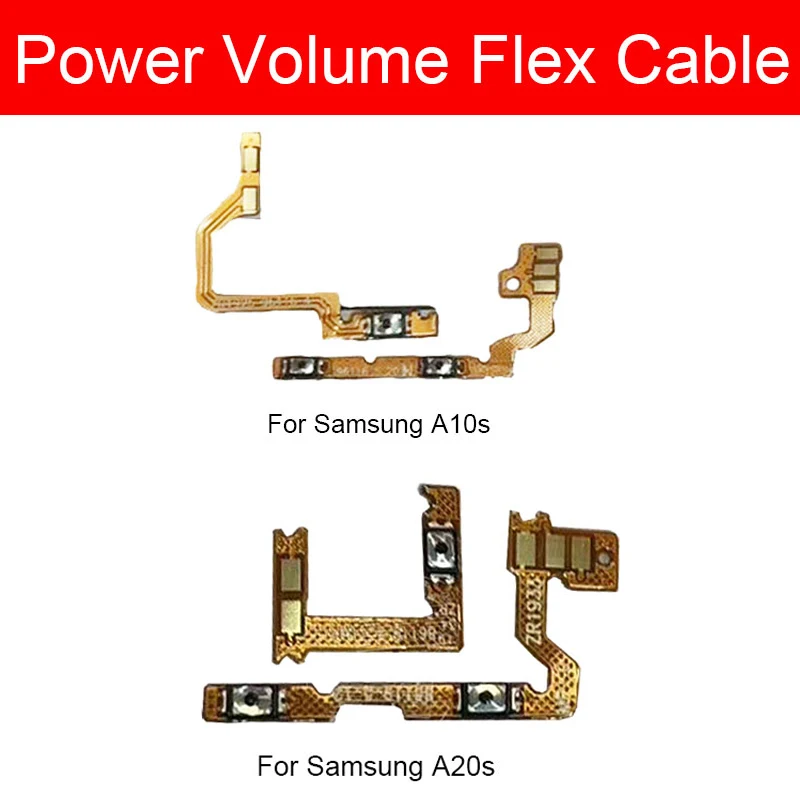 

ON / OFF Power & Volume Flex Cable For Samsung Galaxy A10S A107 A20S A207 Power Button & Volume Control Side Keypad Flex Ribbon